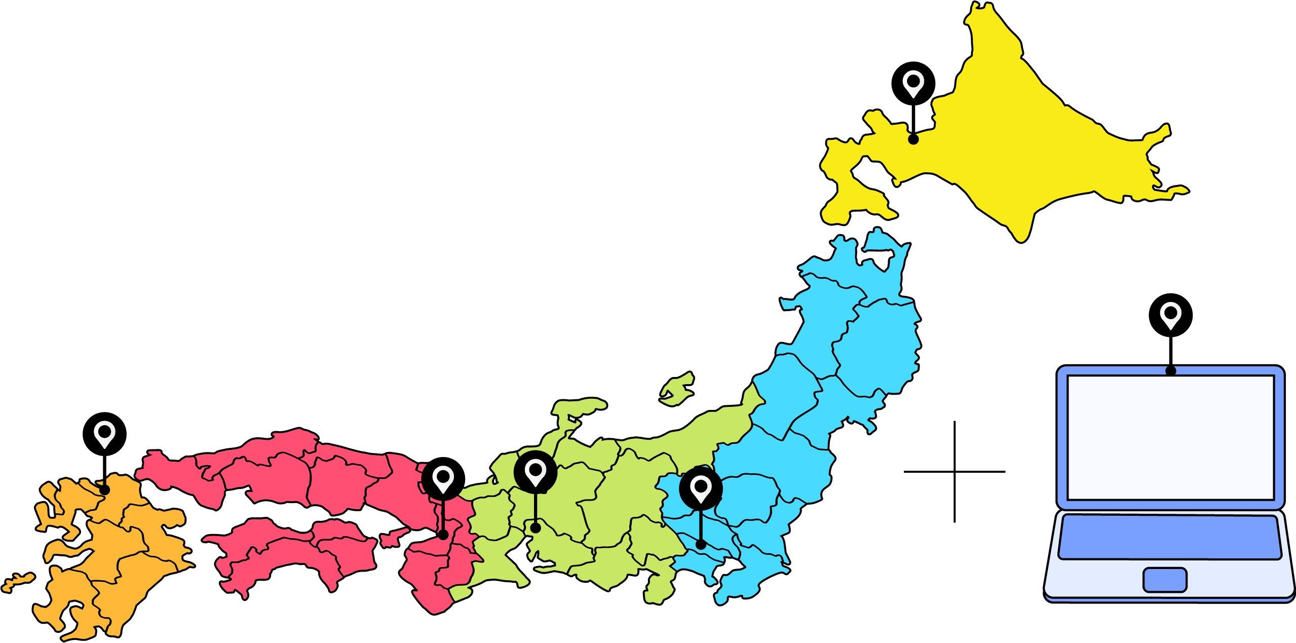 日本地図